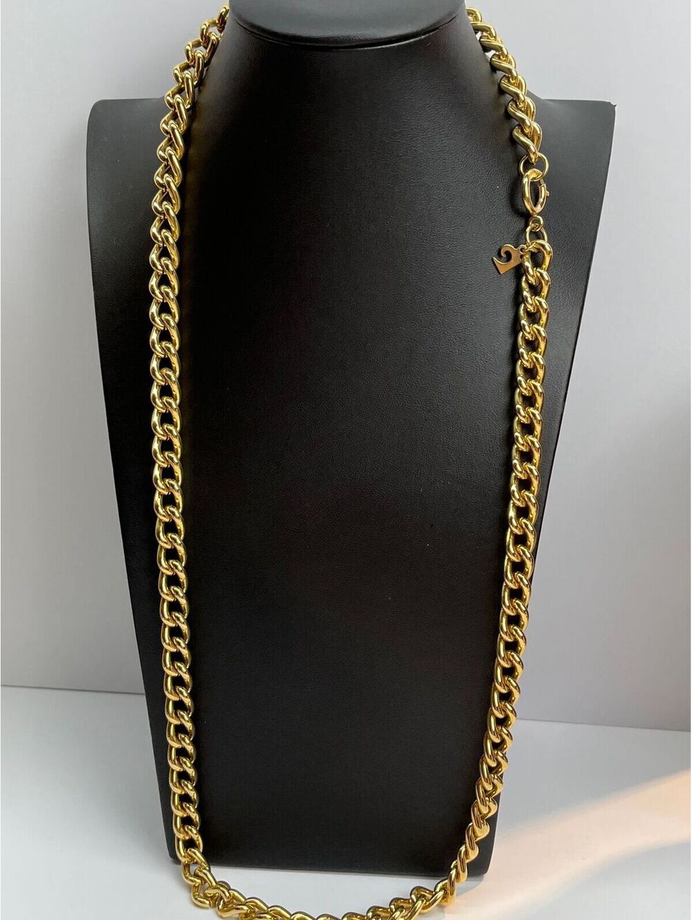 #124 Vintage Pierre Cardin Gold Tone Link Necklace No Tone Loss Excellent!